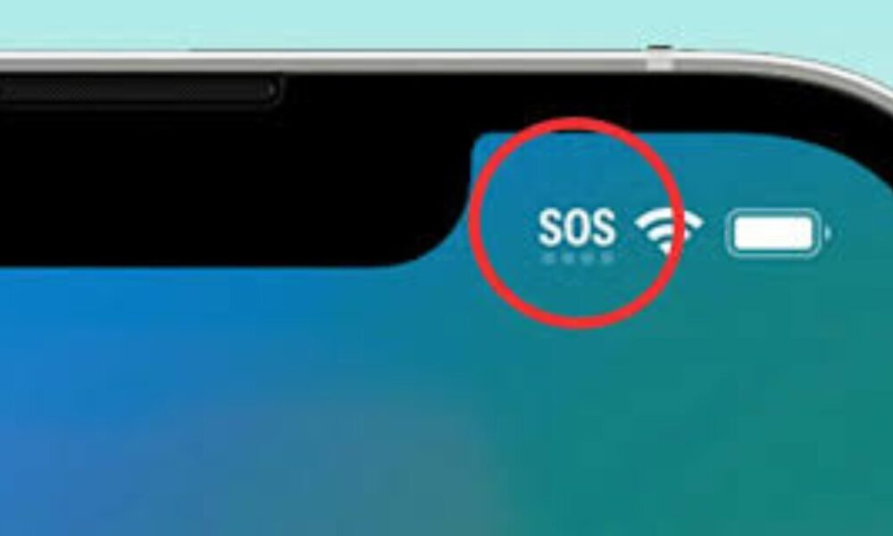 SOS on iPhone mean